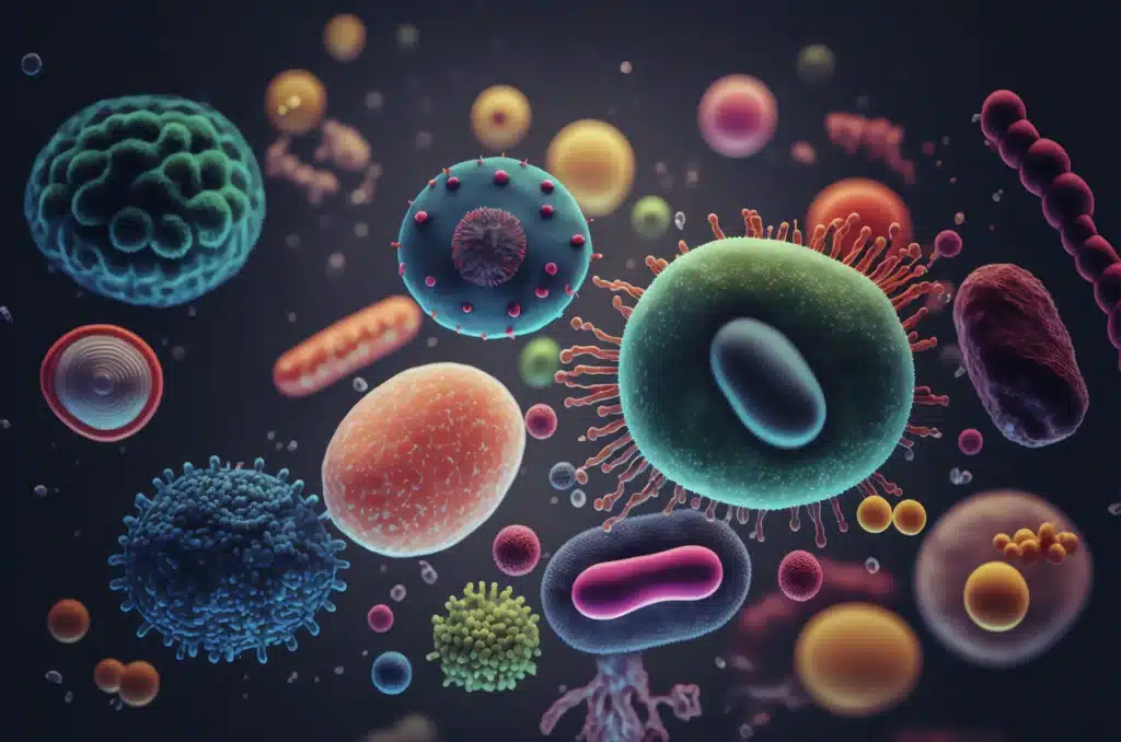 Illustration of Gut Microbiome